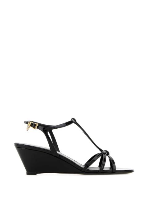 Prada Prada Women Black Leather Sandals