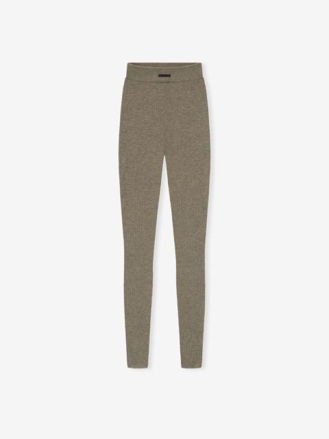 ESSENTIALS Womens Waffle Leggings