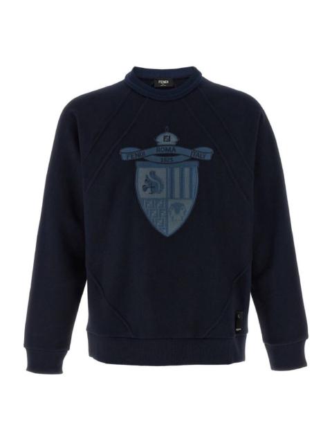FENDI Fendi Men's Crest Print Sweatshrt