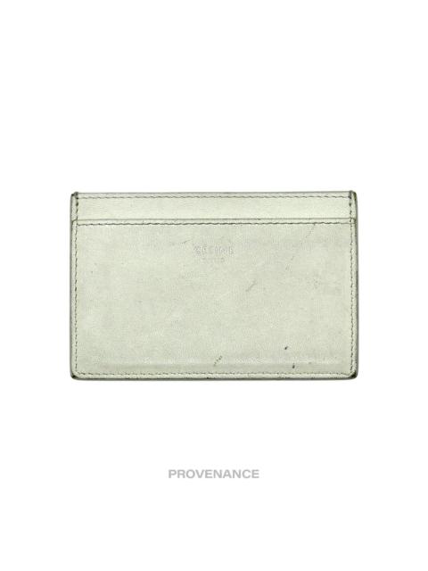 CELINE Celine Logo Card Holder Wallet - Two-Tone Cream Fuchsia