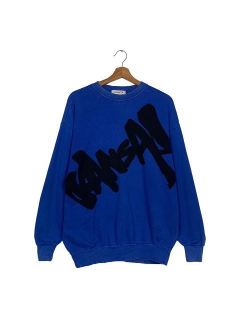 Other Designers Kansai Yamamoto - Vintage 90’s KANSAI Big Logo Crewneck Sweatshirt #3578-C163