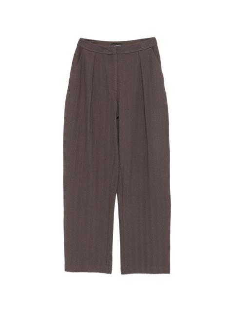 EMPORIO ARMANI Cotton blend trousers