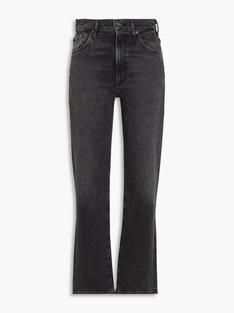 Other Designers The Mellery high-rise straight-leg jeans