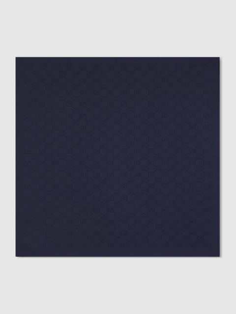 GUCCI GG silk cotton pocket square