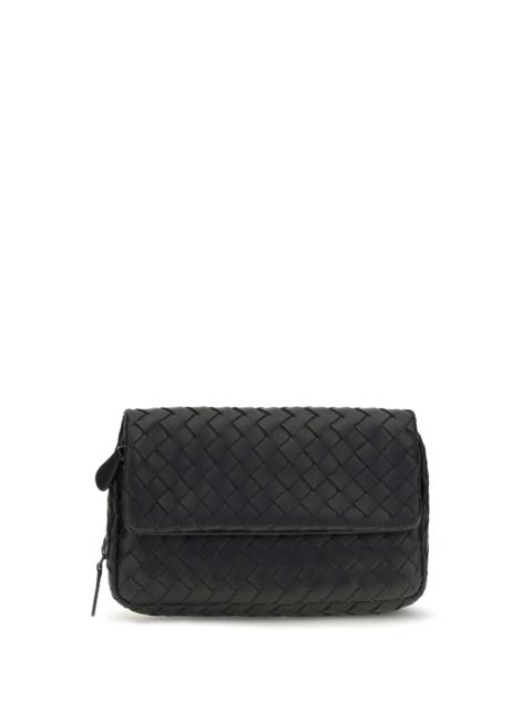 Bottega Veneta Bottega Veneta Intrecciato Shoulder Bag Black
