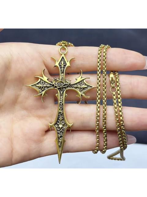 Other Designers Japanese Brand - Gothic Cross Pendant Necklace + 70 cm Chain