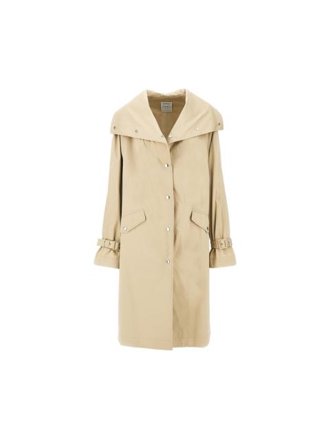 TOTEME Toteme Oversized Gabardine Trench Coat Beige