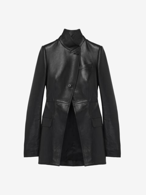Alexander McQueen Cutaway Leather Jacket