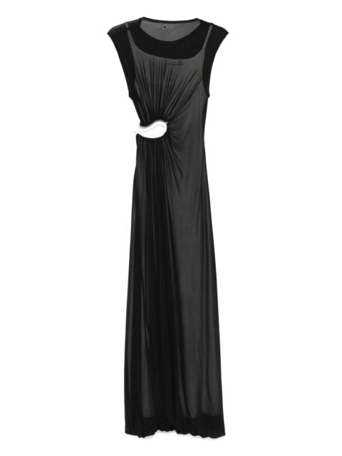CHRISTOPHER ESBER Christopher Esber Cut-out Draped Maxi Dress
