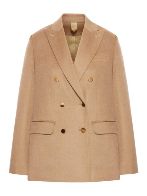 Max Mara CAMEL DRAP BLAZER WITH SABLES