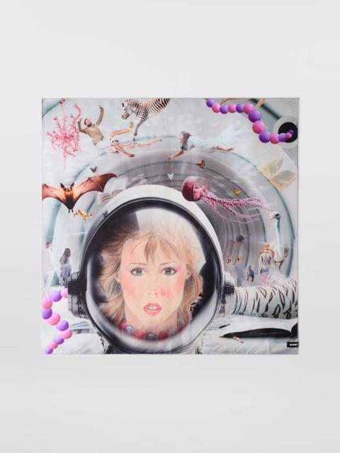 SUNNEI ROSELYNE PRINT FOULARD / silk