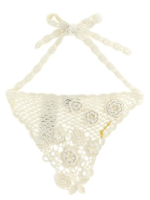 GANNI Ganni Women 'Cotton Crochet' Head Scarf