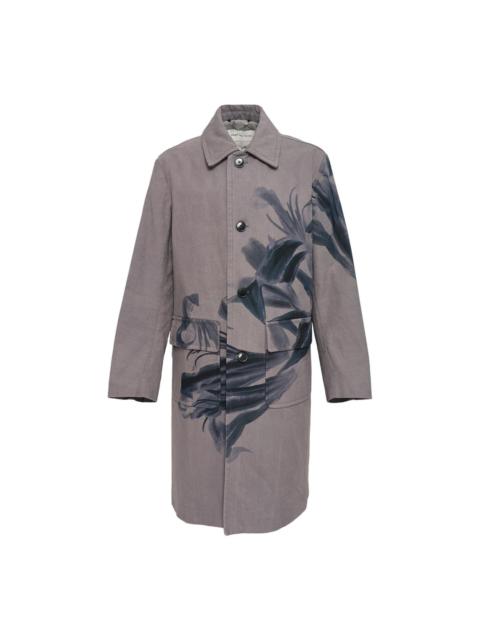 Dries Van Noten Elbow Shaped Loose Fit Coat