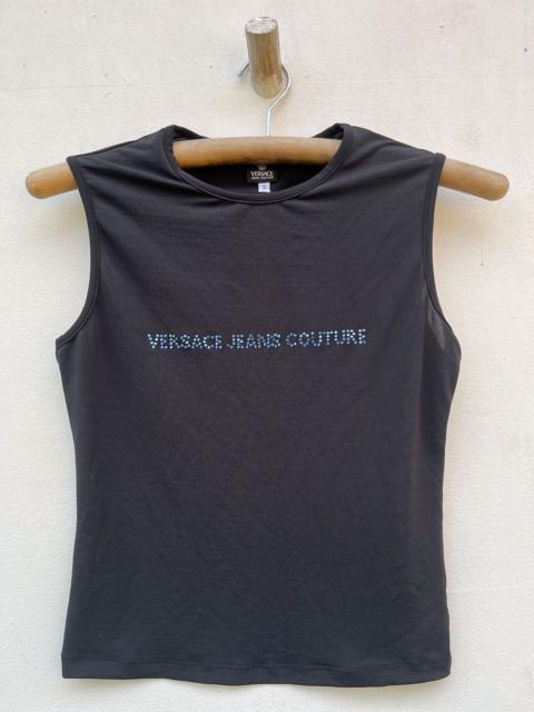 VERSACE JEANS COUTURE Versace Jeans Couture Rhinestones Spell Out
