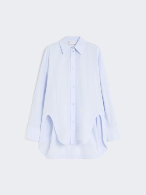 Sportmax Poplin kimono-style tunic - avio