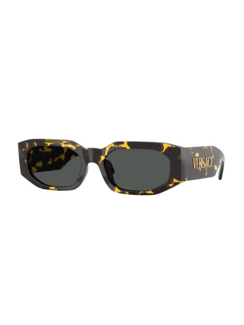 VERSACE Versace Grey Geometric Men's Sunglasses VE4489U 552887 55