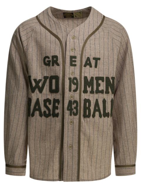 Kapital Kapital "great Women Baseball" Overshirt Jacket