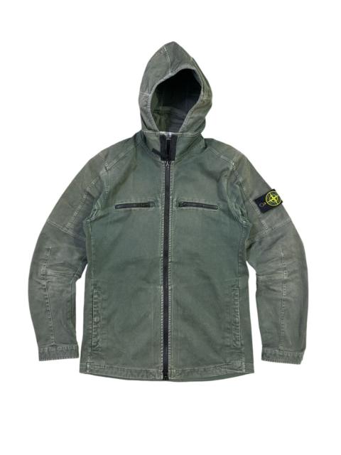 Stone Island DISTRESSED STONE ISLAND 109LN TINTO OLD JACKET SIZE S
