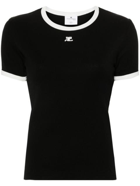 courrèges Courreges Women Signature Contrast T-Shirt