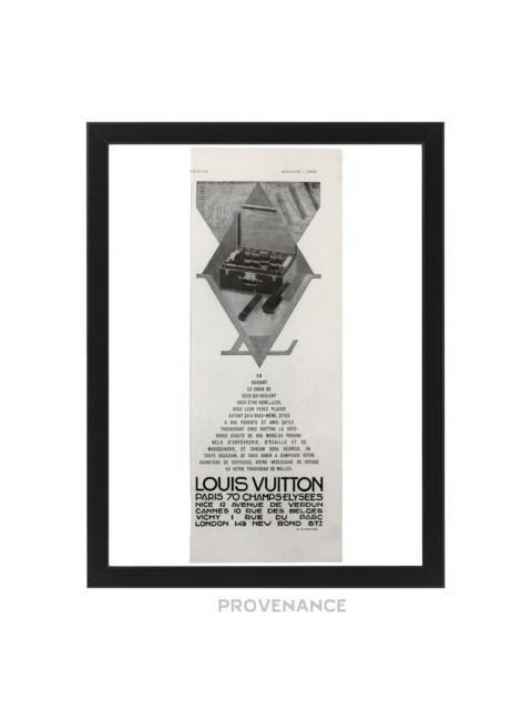 Louis Vuitton Antique Vintage Newsprint Ad - Beauty Trunk