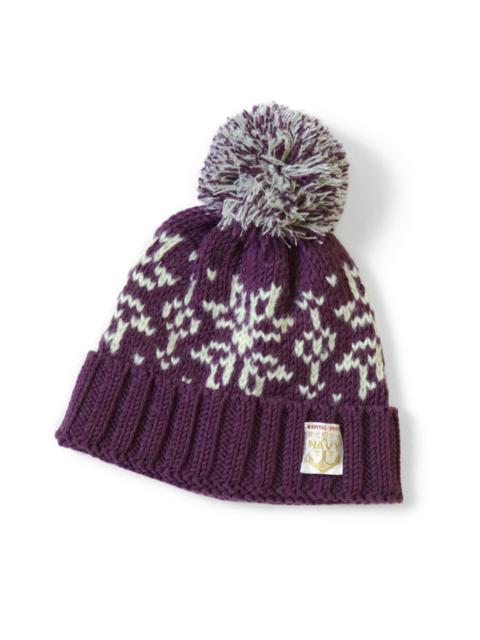 Kapital KAPITAL 3G Wool Snow Knit Cap 'Purple'