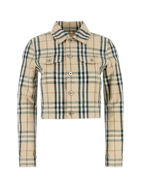 Burberry Burberry Women Embroidered Denim Jacket