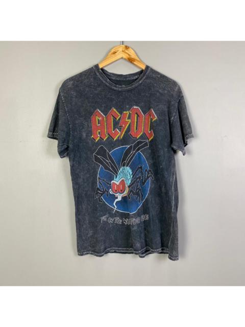 Other Designers Band Tees - DISTRESSED🔥ACDC FLY ON THE WALL TOUR 1985 TSHIRT