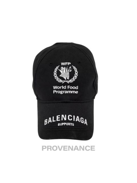 BALENCIAGA Balenciaga WFP World Food Programme Cap - Black White
