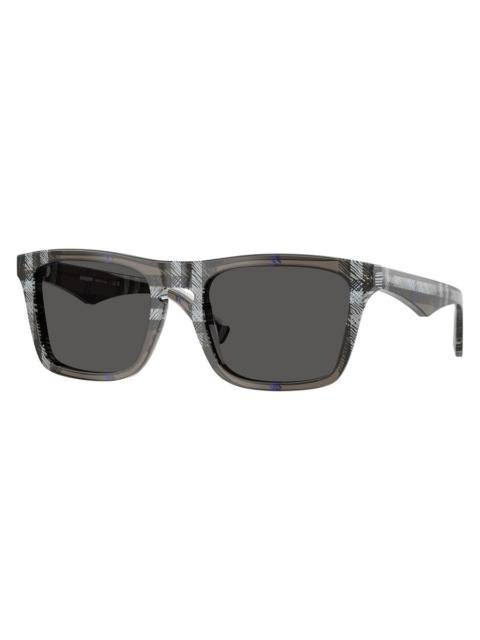 Burberry Burberry Dark Grey Square Men's Sunglasses BE4434F 414787 57