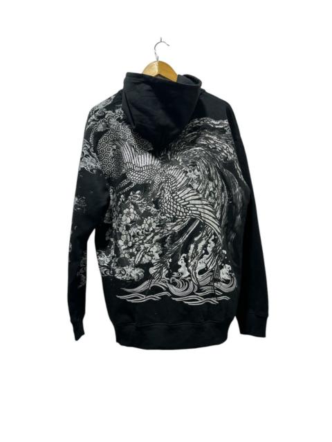 Other Designers Japanese Brand - Vintage Phoenix Full Print Zipper Hoodie Design