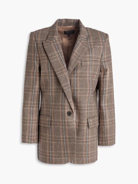 NILI LOTAN Diane Prince of Wales checked wool-blend tweed blazer