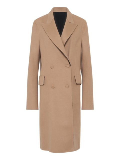 GABRIELA HEARST Mcaffrey Coat in Camel & Black Double-face Cashmere