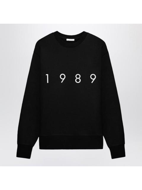 1989 STUDIO - 1989 STUDIO crew-neck sweatshirt Logo black