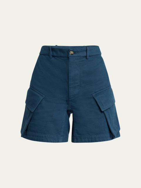 JW Anderson High Waist Cargo Shorts