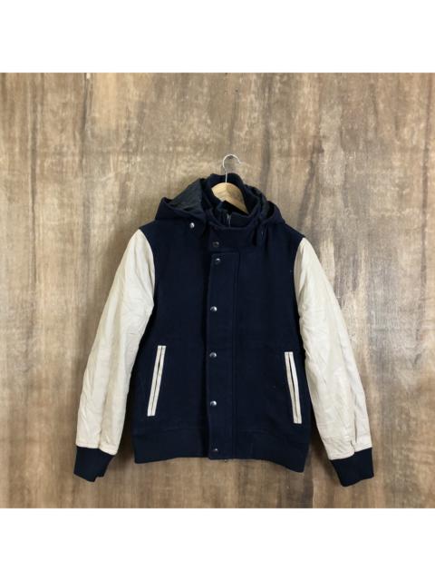 Other Designers Vintage - A day In The Life Dark Blue Varsity Jacket #1780