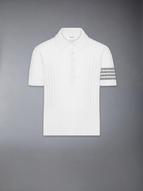 Thom Browne CASHMERE 4-BAR POLO