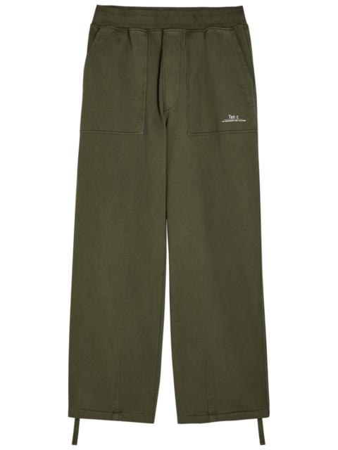 Ten C Ten C Straight-leg Cotton Sweatpants