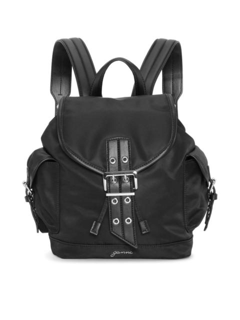 GANNI Bucky nylon small backpack