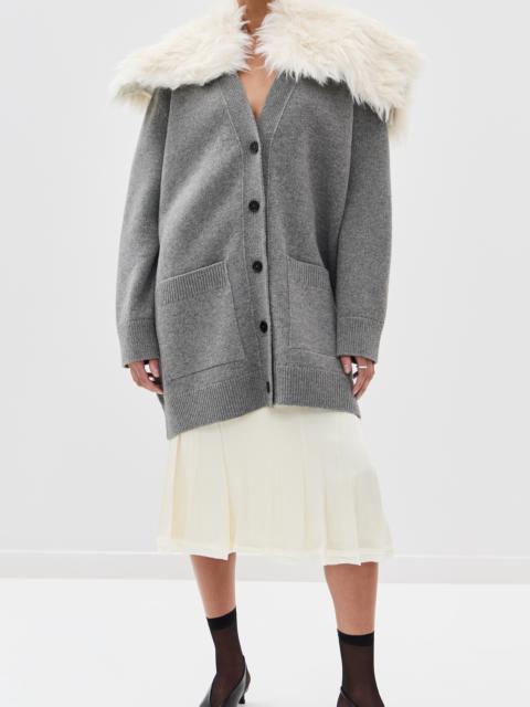 Jil Sander V Neck Mid Length Cardigan