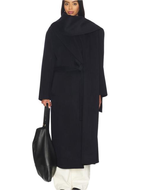RÓHE Signature Double-faced Scarf Coat