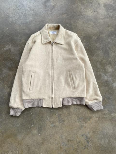 Other Designers Vintage - FREE MORE WHITE LINE BOMBER JACKET