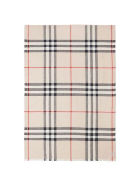 Burberry Vintage Check wool-blend scarf