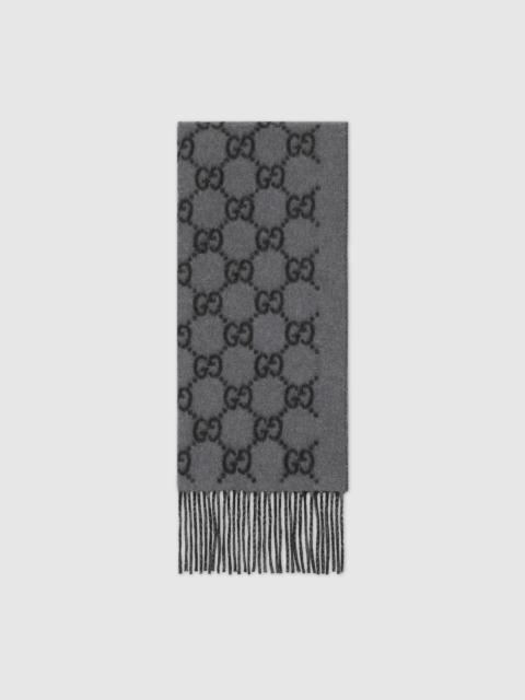 GUCCI GG cashmere scarf