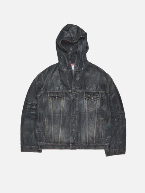 Acne Studios Denim jacket with hood - Black
