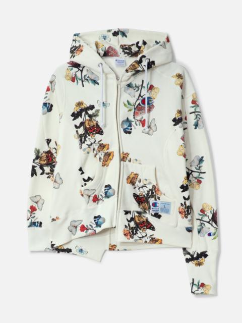 UNDERCOVER UNDERCOVER X CHAMPION UC2E1802-2 CURVED ZIP-UP HOODIE