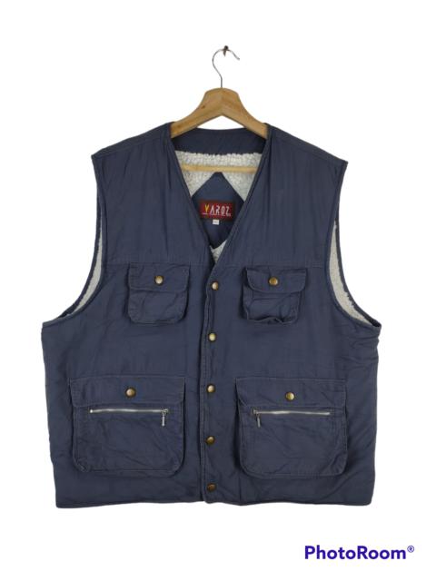 Other Designers Archival Clothing - Vintage Tracey Vest Multi Pocket Lining Sherpa