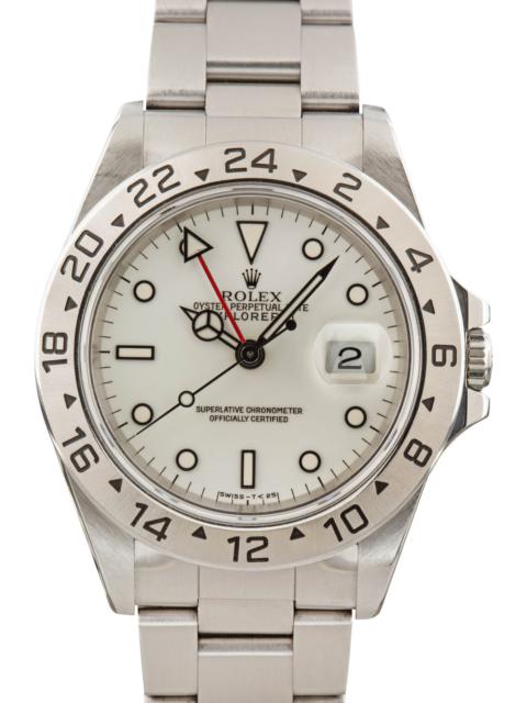 ROLEX Rolex Explorer II Ref 16570 Polar Dial