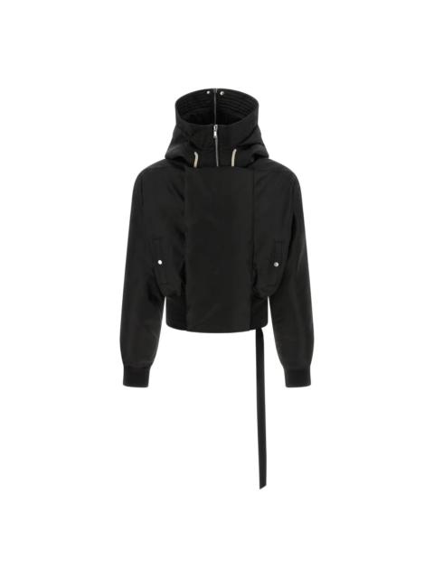 Rick Owens DRKSHDW CROPPED ALICE PARKA - BLACK