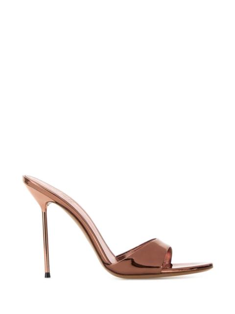 PARIS TEXAS Paris Texas Women Bronze Leather Lidia Mules