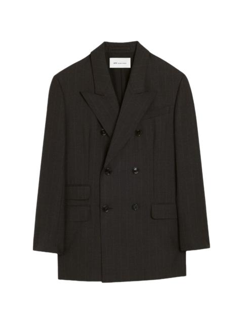 AMI Paris Ami Paris Women Wool Double-Breasted Blazer Jacket